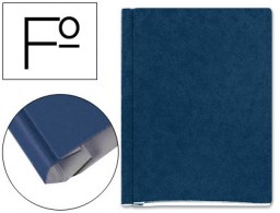 Carpeta de proyectos con fuelle Folio azul
